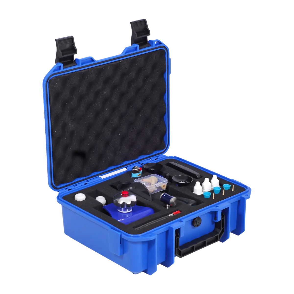 GlassMend Business-in-a-Box windscreen repair kit in open case